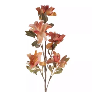 Kwiat dekoracyjny piankowy pomarańczowy 89 cm