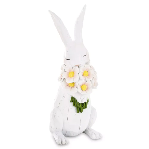 Figurka-zajączek-biały-z-bukietem-29-cm.webp