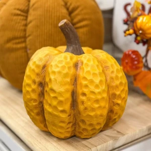 Dynia dekoracyjna żółta 18 cm